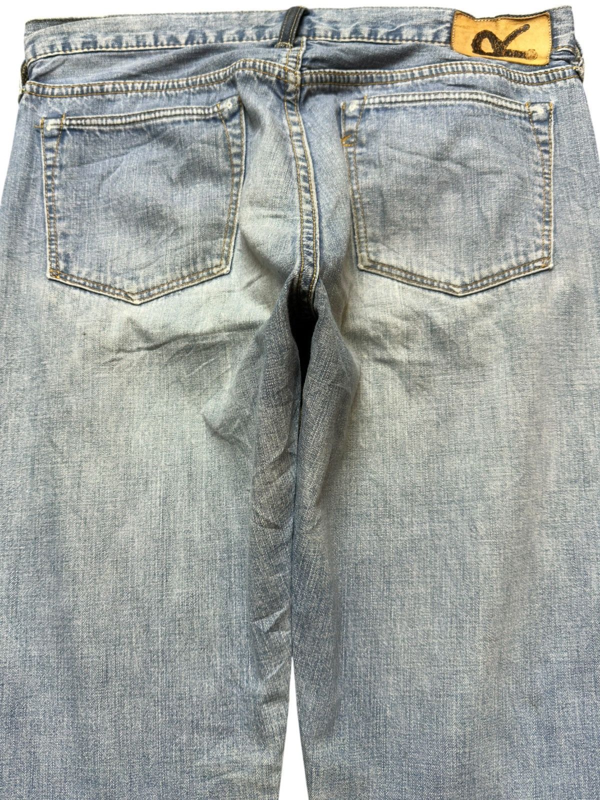 45rpm Vintage 45rpm Faded Grunge Straight Fit Distressed Denim Size US 30 / EU 46 - 5 Thumbnail