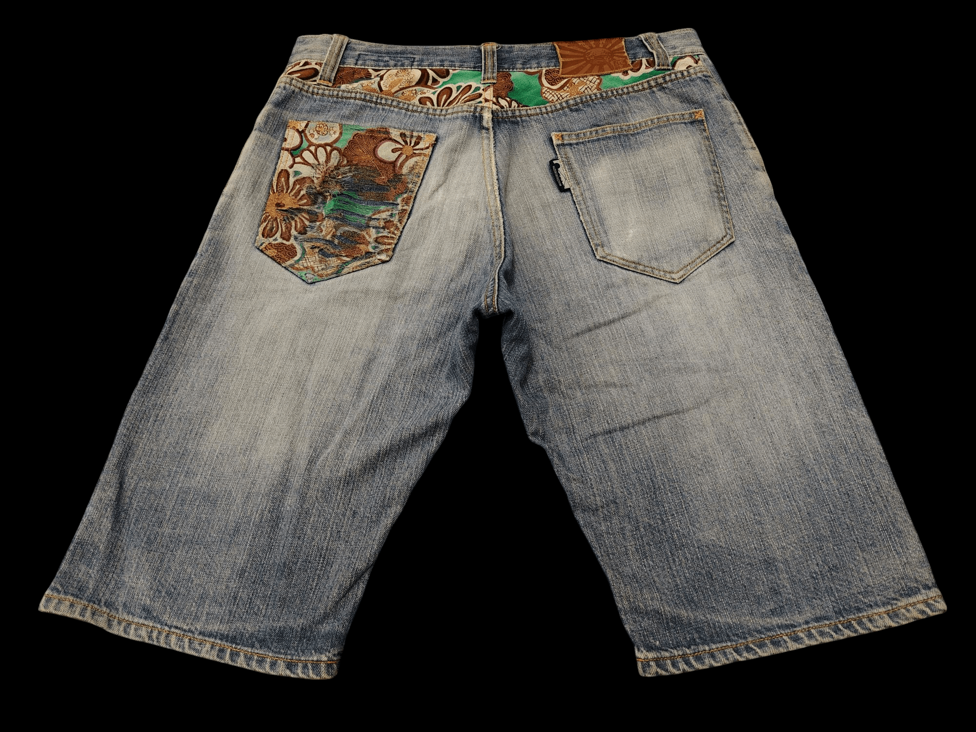 If Six Was Nine 💥Namitatsu Naminoritatsujin Short Jeans rare style pocket Size US 32 / EU 48 - 1 Thumbnail