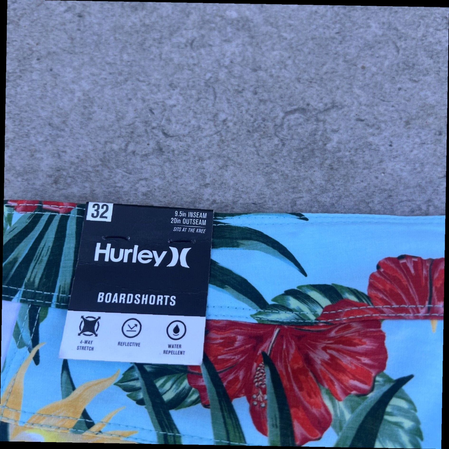 Hurley NEW Hurley Tie Dye Print Board Shorts Size 32 9.5" Inseam 20" Outseam Size US 32 / EU 48 - 6 Thumbnail