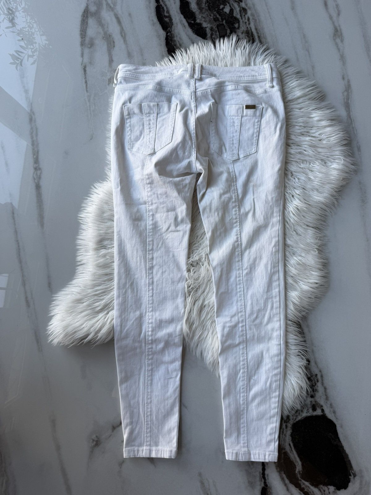 Burberry Burberry Brit White Slim Jeans / Archive Y2K Style / Size 32 Size US 32 / EU 48 - 10 Thumbnail