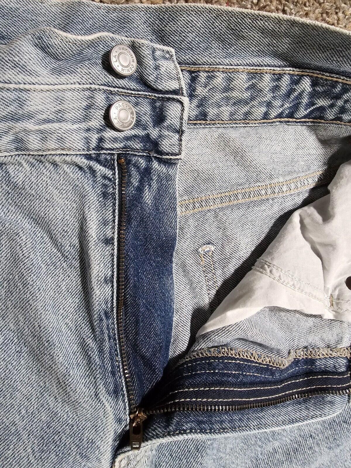 Pacsun Pacsun M Mom Jeans Light Wash Straight Leg Approx 32x27 Size 32" / US 10 / IT 46 - 3 Thumbnail
