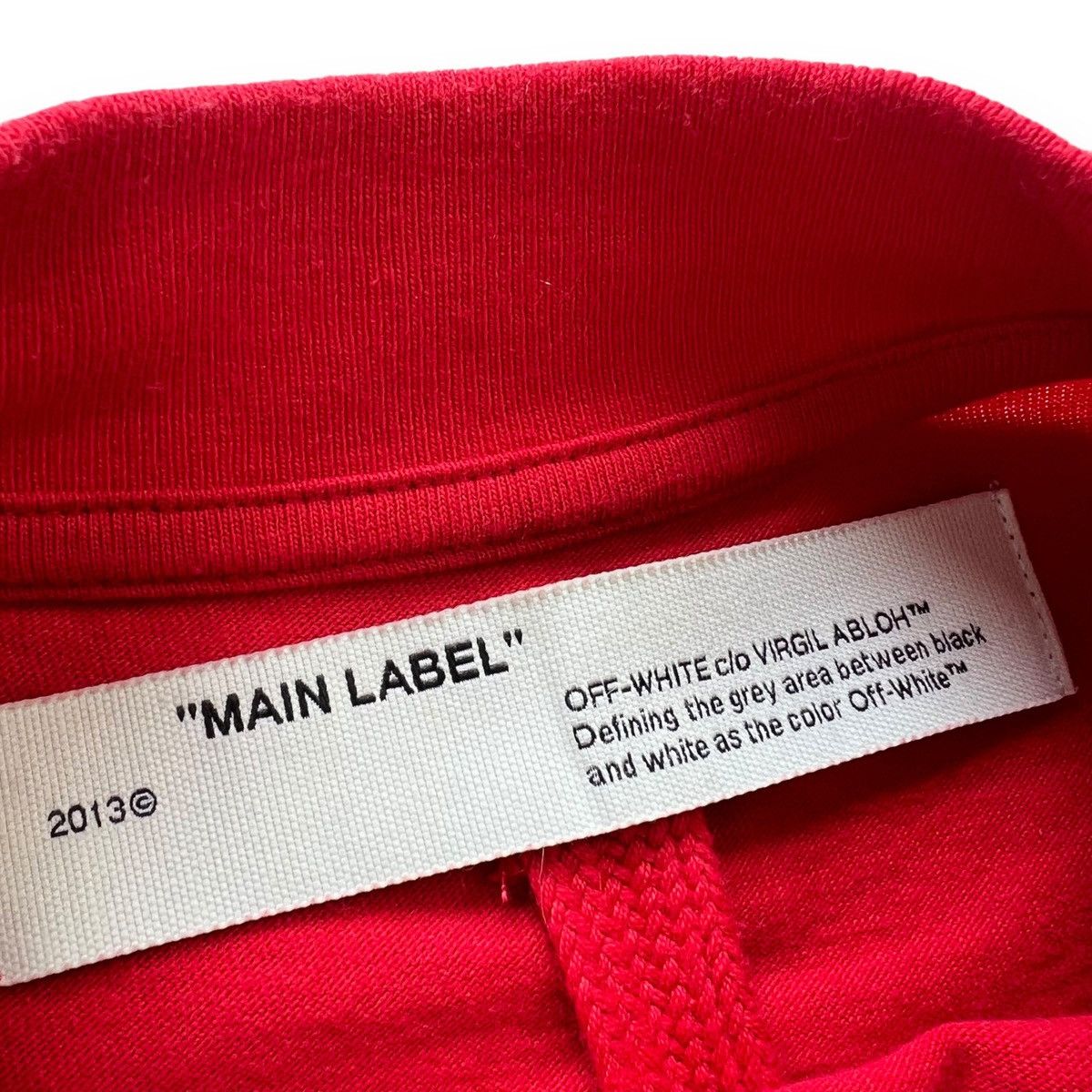 Off-White Off-White Red Caravaggio Arrows Mock Neck Size US L / EU 52-54 / 3 - 4 Thumbnail