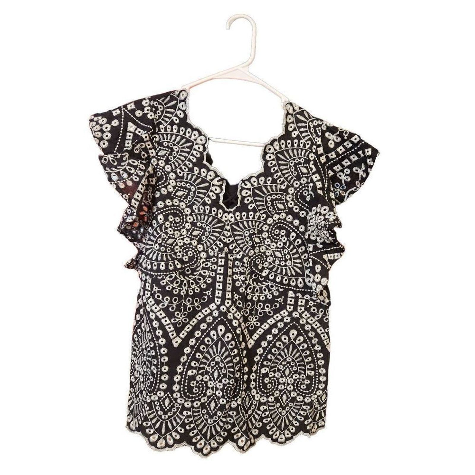 Laundry by Shelli Segal Laundry Shelli Segal XS blouse black - XS 18 Size XS / US 0-2 / IT 36-38 - 1 Thumbnail