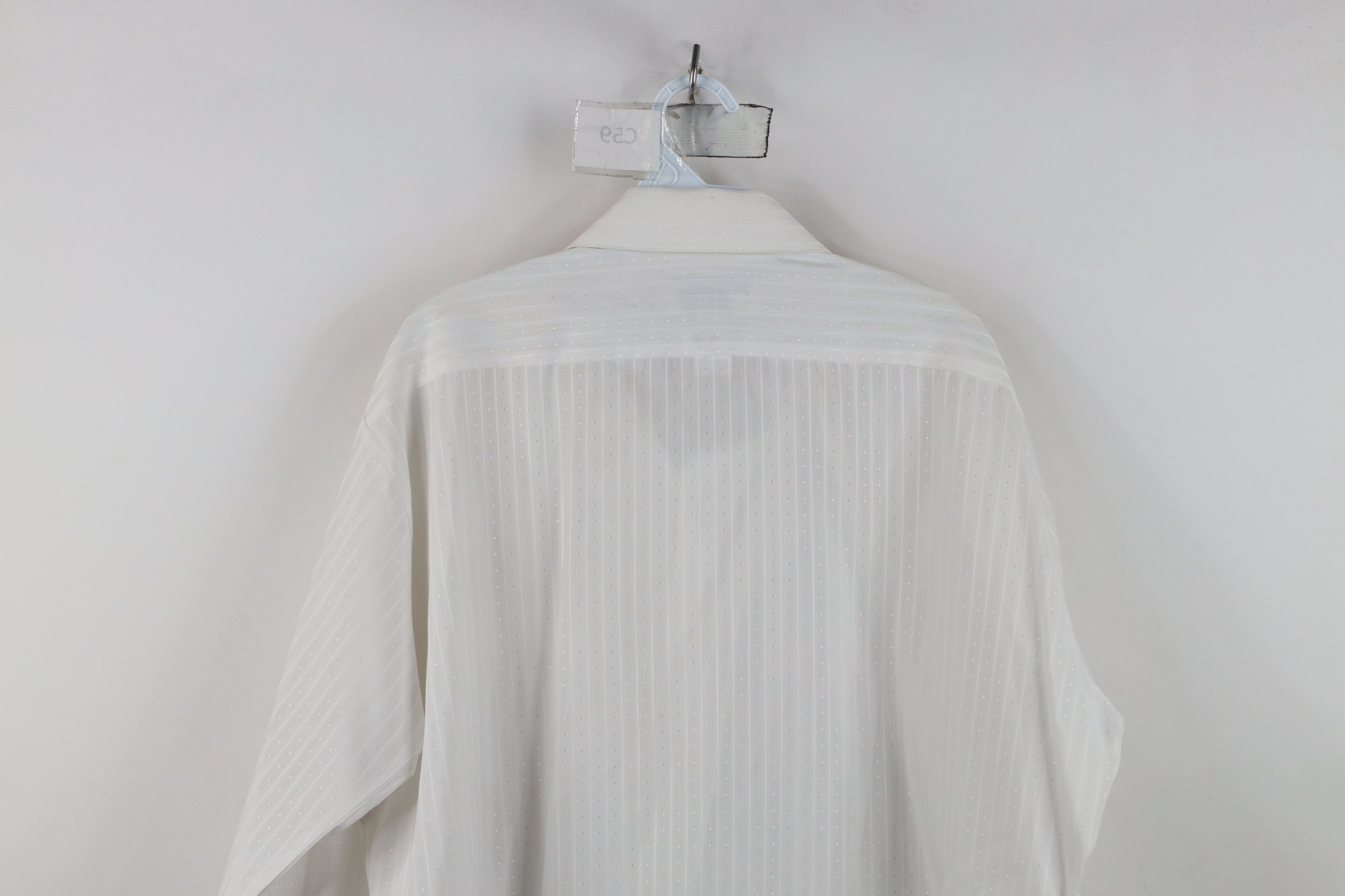 Vintage Vintage 70s Streetwear Diamond Striped Collared Button Shirt Size US M / EU 48-50 / 2 - 13 Thumbnail