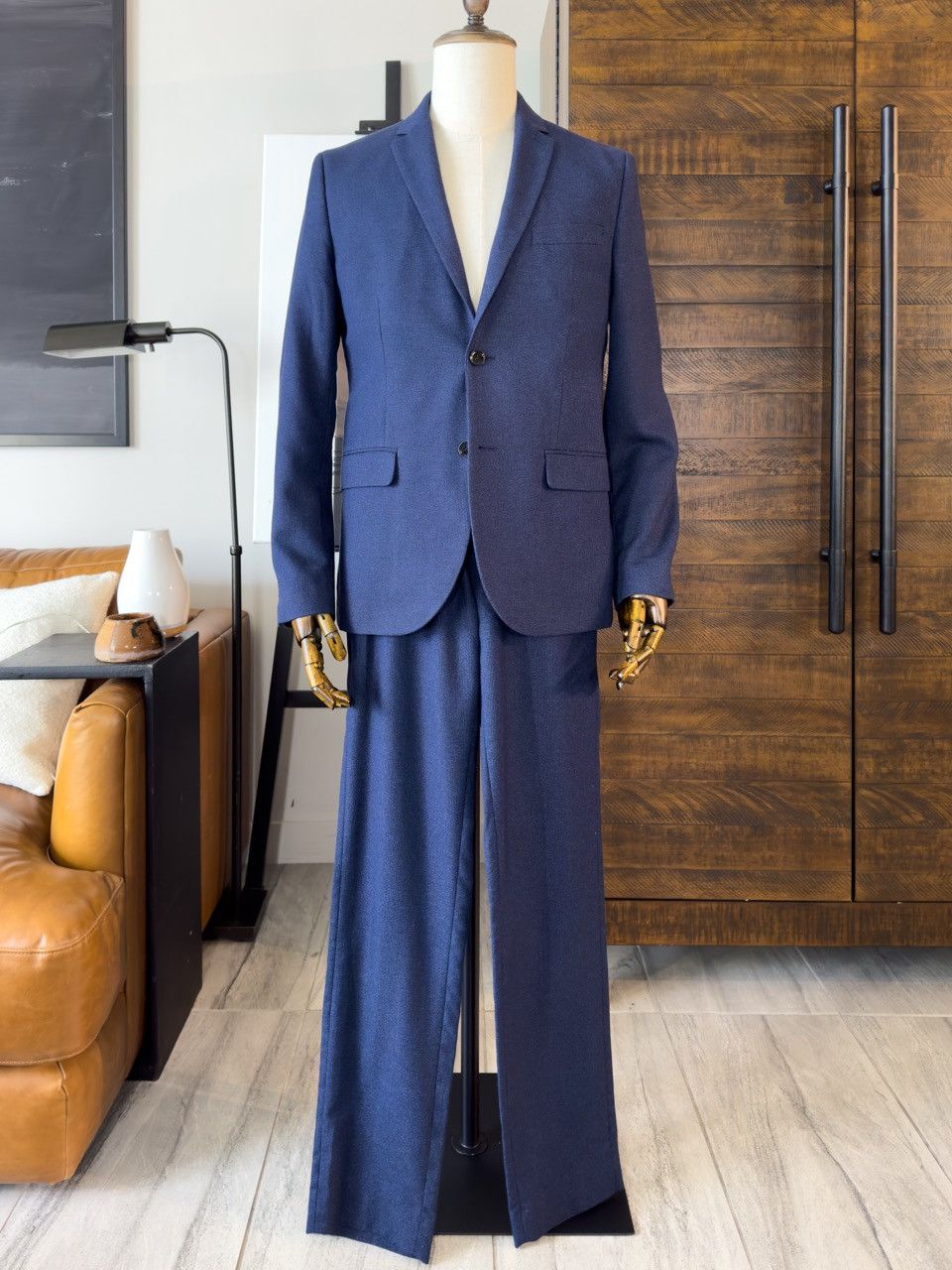 Zara Navy Zara Suit 40R + 33R Size 40L - 1 Thumbnail