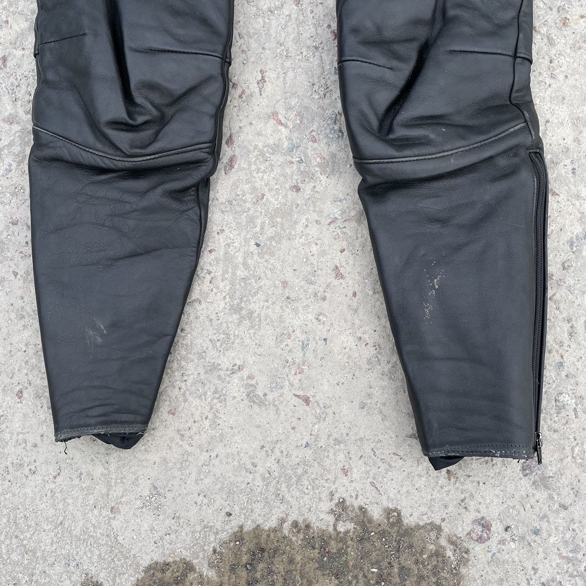 Other Vintage Moto Leather Pants Size 48 Y2K 90s USA Japanese Size US 29 - 3 Thumbnail