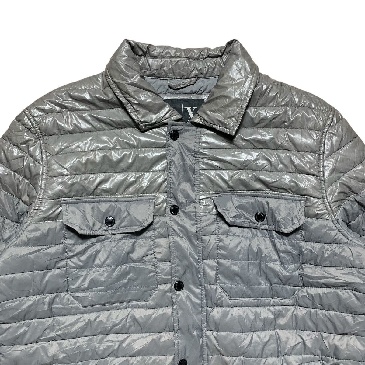 Armani Armani Exchange Nylon Puffer Jacket Grey Size US L / EU 52-54 / 3 - 5 Thumbnail