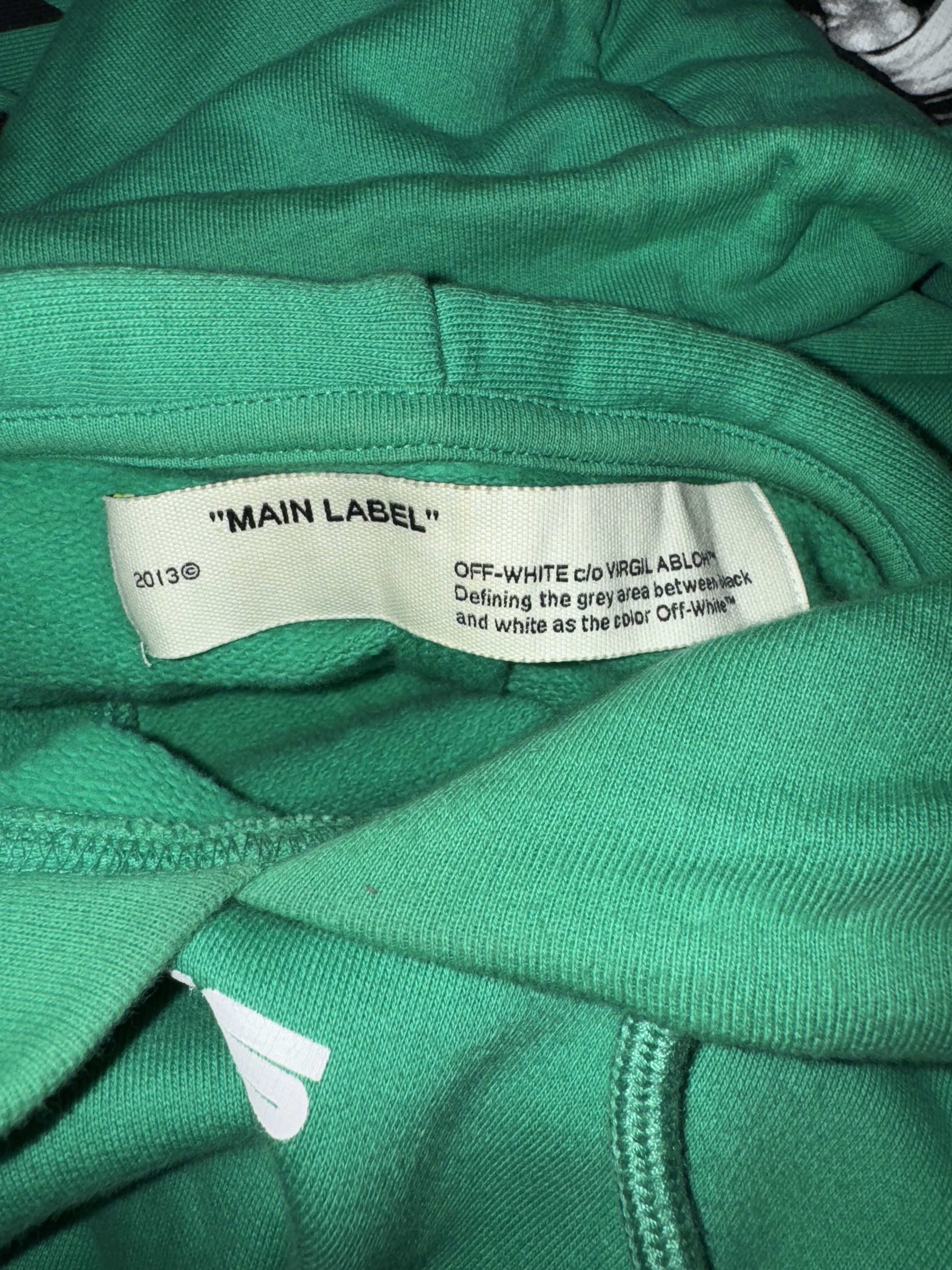 Off-White Green Off-white Caravaggio Square hoodie Size US M / EU 48-50 / 2 - 6 Thumbnail