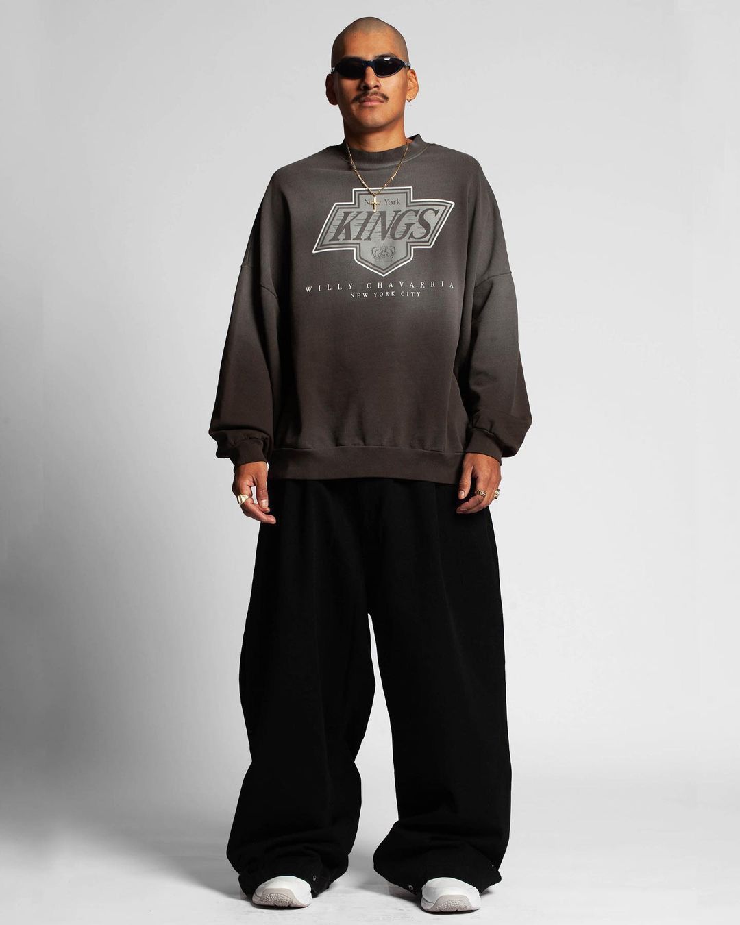 Willy Chavarria Willy Chavarria New York Kings crewneck | Grailed