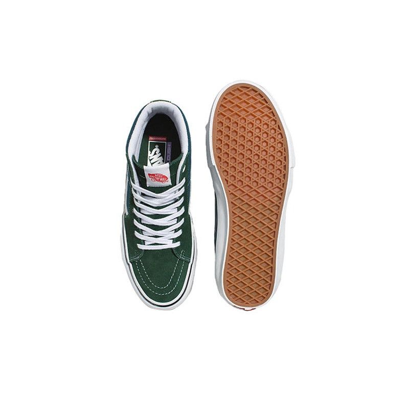 Vans VANS MEN'S 13 SK8 HI MOUTAIN VIEW GREEN BLUE CANVAS NIB Size US 13 / EU 46 - 4 Thumbnail