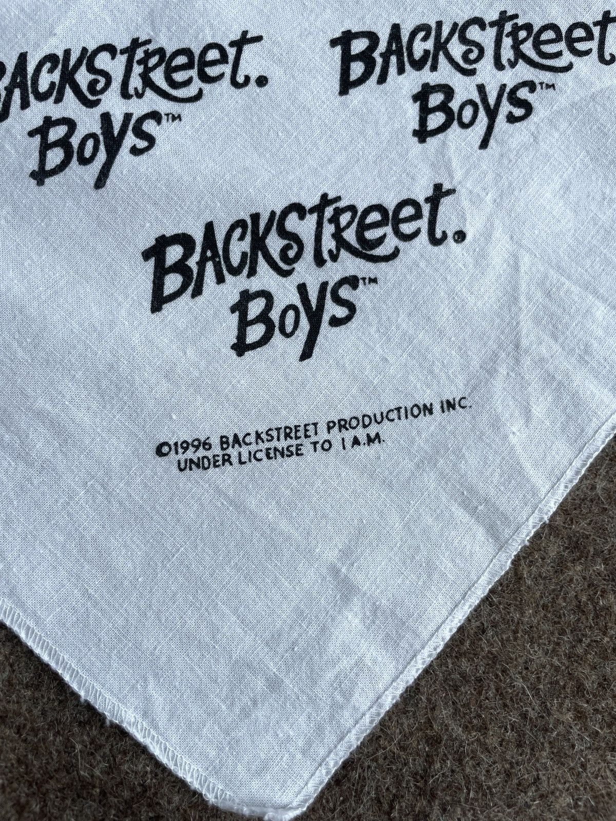 Band Tees Backstreet Boys 1996 Licensed Merch Bandana Size ONE SIZE - 4 Thumbnail
