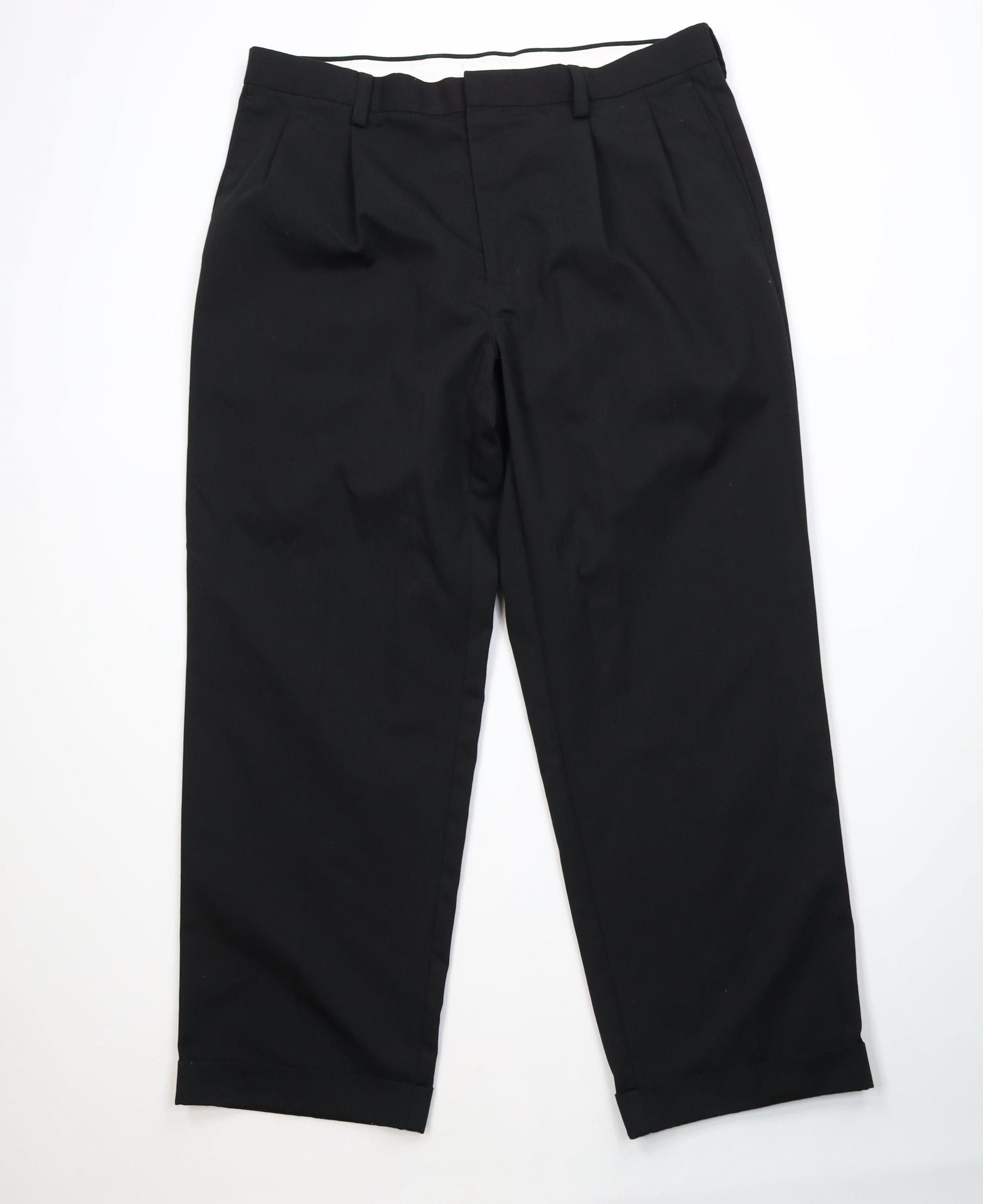 Vintage Vintage 90s Y2K Streetwear Gabardine Blend Wide Leg Pants Size US 38 / EU 54 - 1 Thumbnail