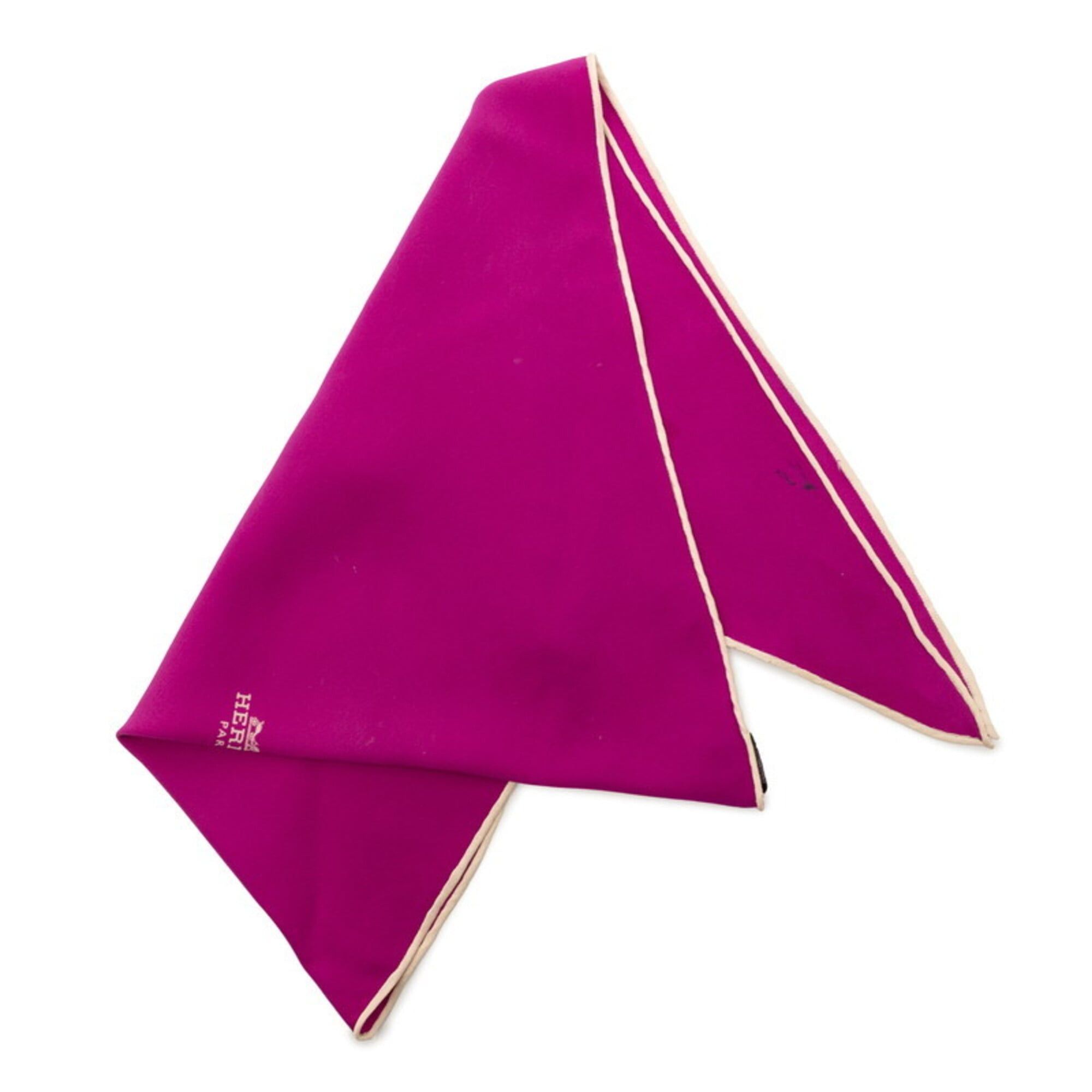 Hermes Hermes Losange Logo Diamond Shape Stole Scarf Muffler Purple White Silk Women's HERMES Size ONE SIZE - 1 Thumbnail