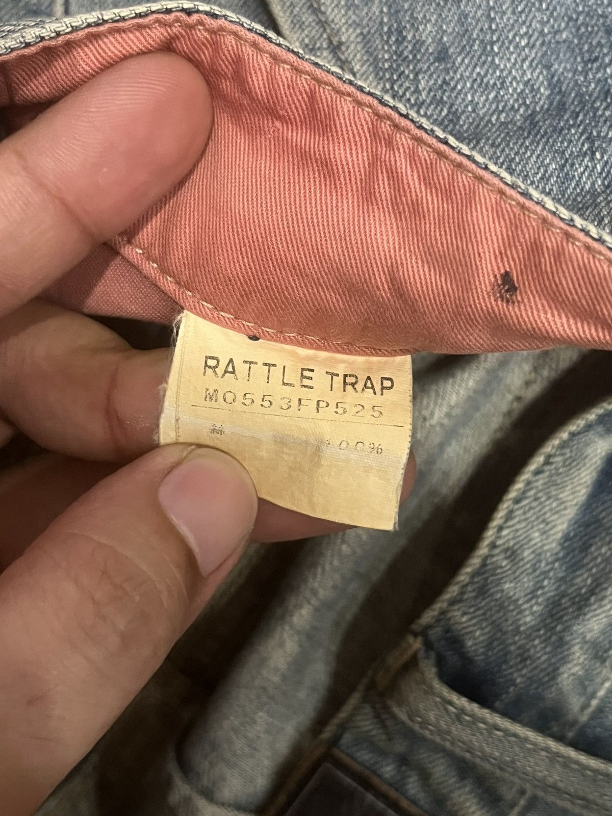 Le Grande Bleu (L.G.B.) Rattle Trap Paint Splattered Multizipper Distressed Jeans Size US 34 / EU 50 - 19 Thumbnail
