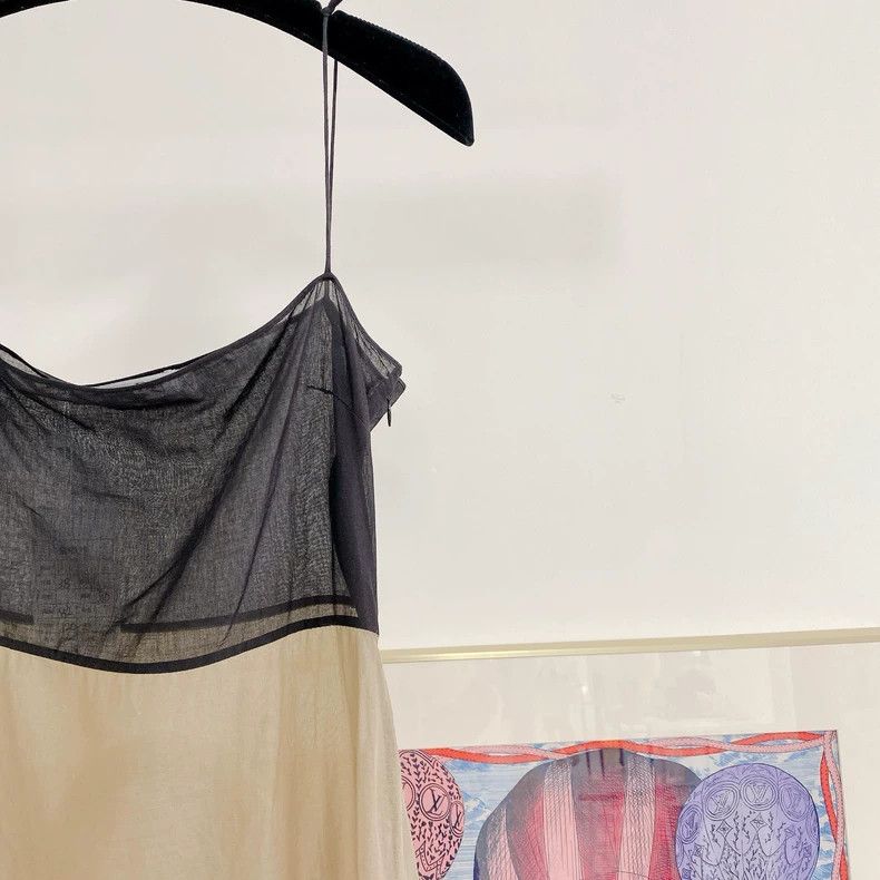 Dior Dior Contrasting color suspender dress 2504-Nextarrow Size XS / US 0-2 / IT 36-38 - 3 Thumbnail