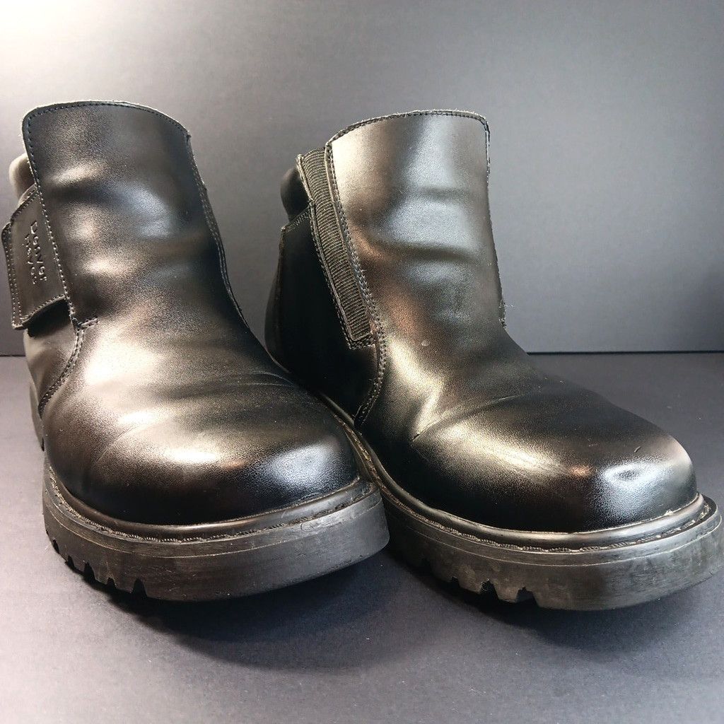 Denver Hayes Leather Denver Hays Slip On Hook And Loop Mens Combat Boots Size US 11 / EU 44 - 2 Thumbnail