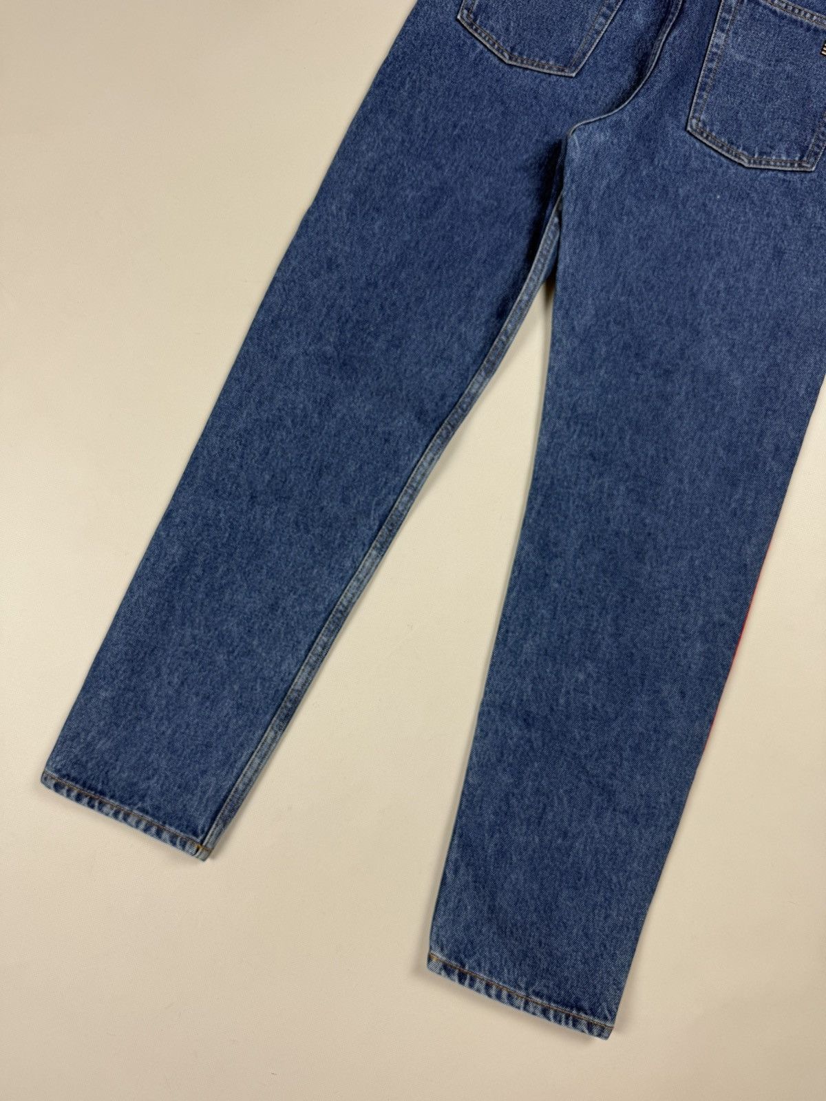 Palm Angels BNWT! Palm Angels Blue Denim Rainbow Medium Wash Jeans Pants Size 28" / US 6 / IT 42 - 21 Thumbnail