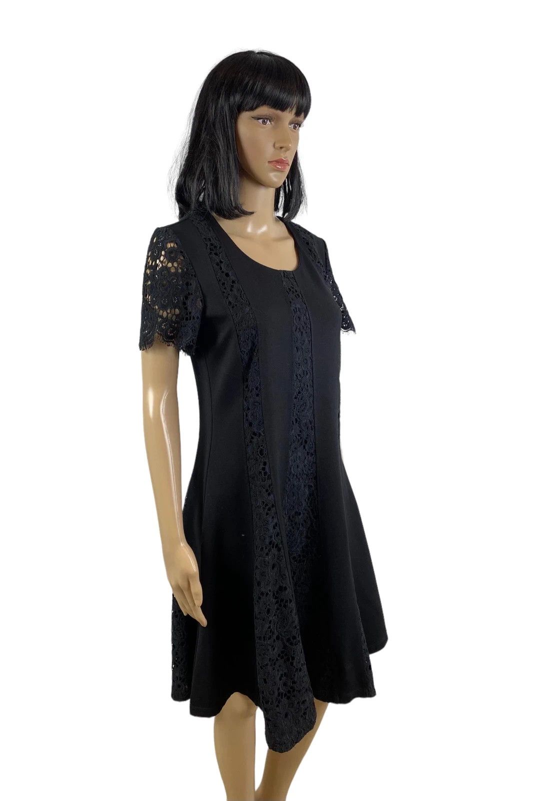 TWINSET Twin-Set Midi Dress With Lace Fabric Viscose size L Size L / US 10 / IT 46 - 3 Thumbnail