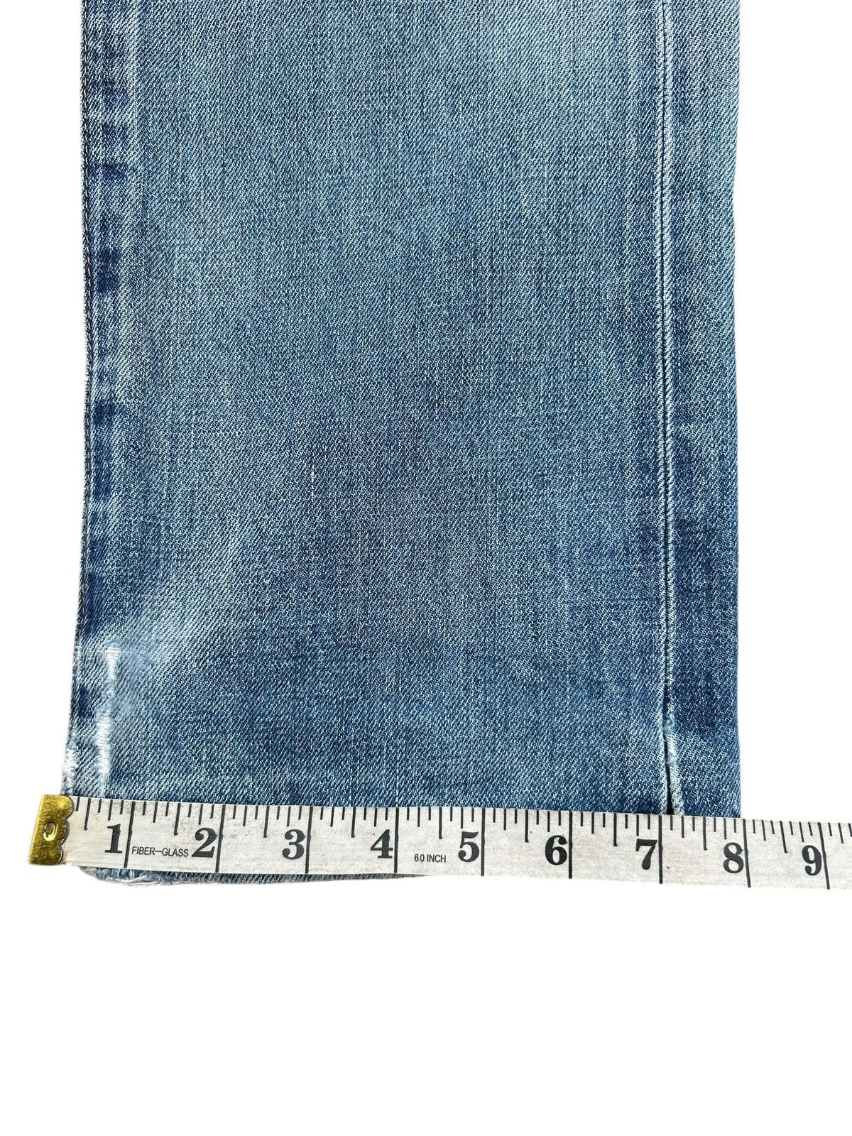 Kapital Thrashed Vintage Levis big E Selvedge Repair Denim jeans Size US 30 / EU 46 - 23 Thumbnail