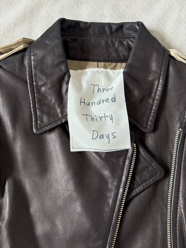Yohji Yamamoto Vintage Designer Patchwork Leather Windbreaker Jacket-2506 Size L / US 10 / IT 46 - 4 Thumbnail