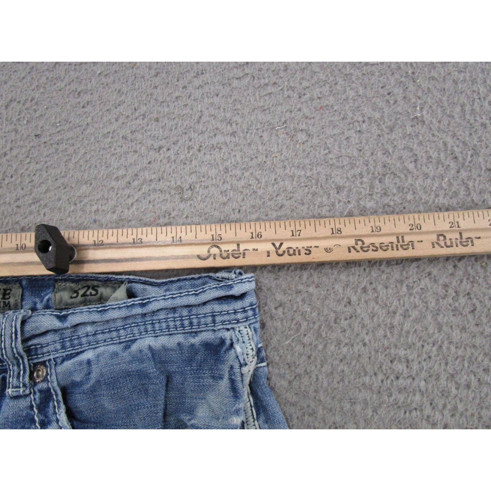 Vintage BKE Buckle Tyler Bootcut Blue Distressed Denim Jeans Mens Size 32S Size US 32 / EU 48 - 6 Thumbnail