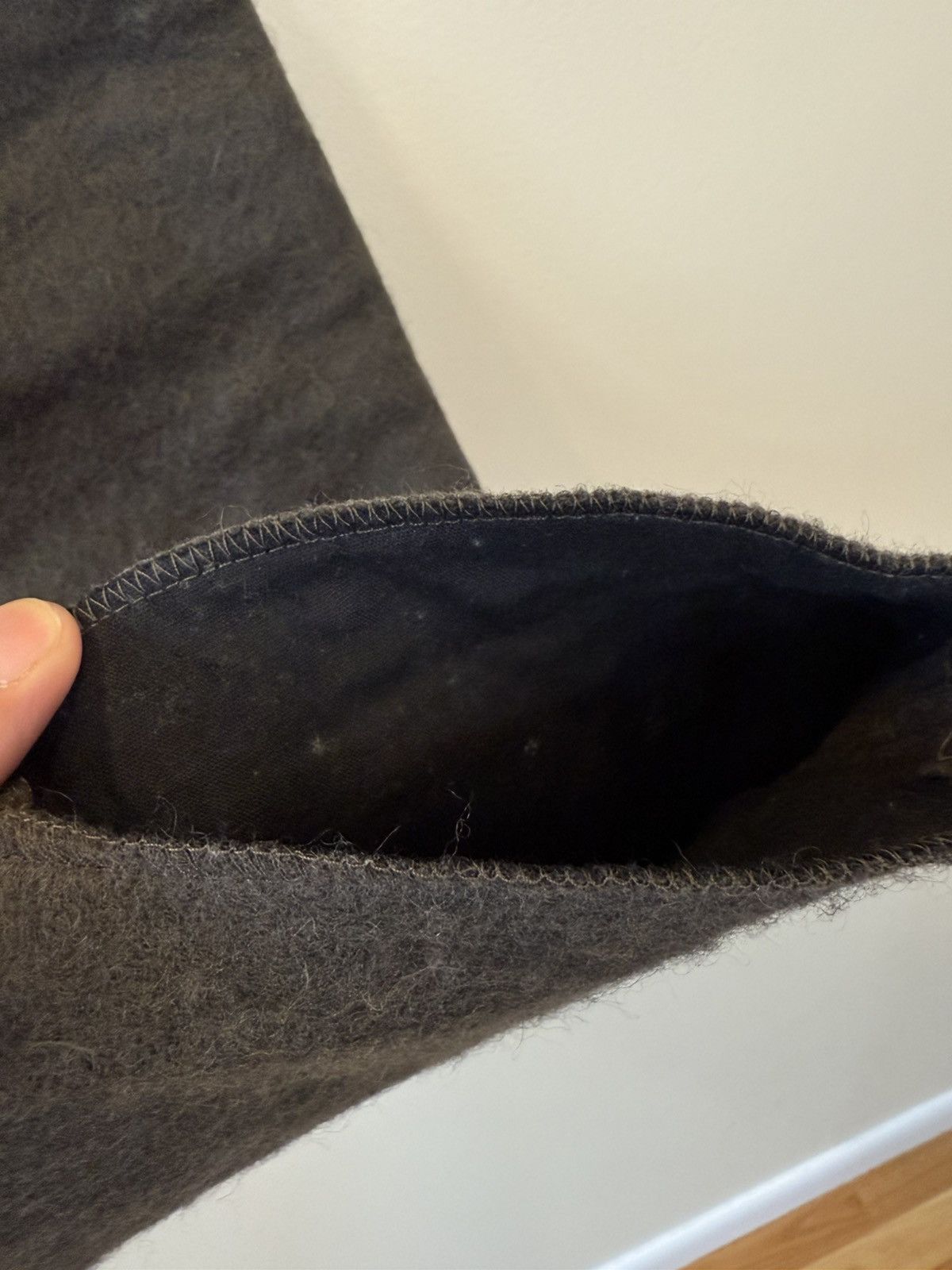 Rick Owens Wool “COLLAPSE JEANS” Size US 28 / EU 44 - 5 Thumbnail