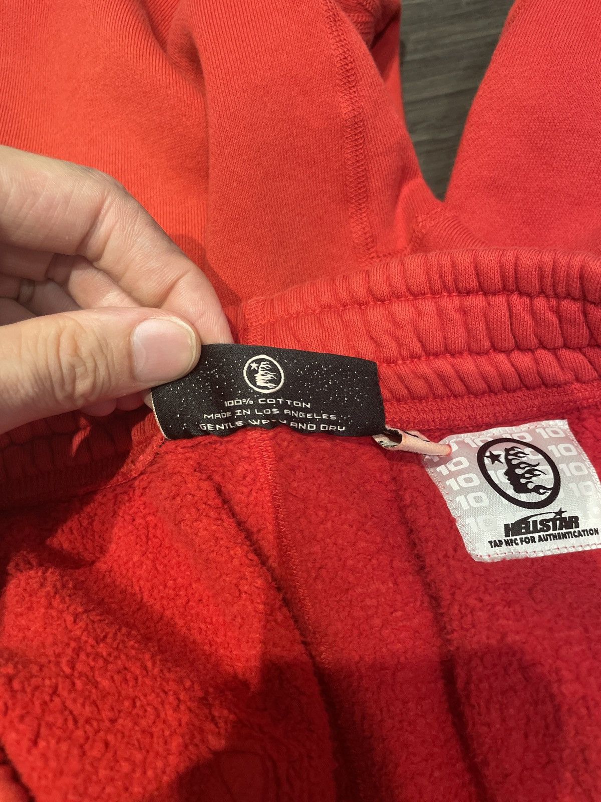 HELLSTAR Hellstar Sports Sweatpants Red SS24 Size US 30 / EU 46 - 4 Thumbnail