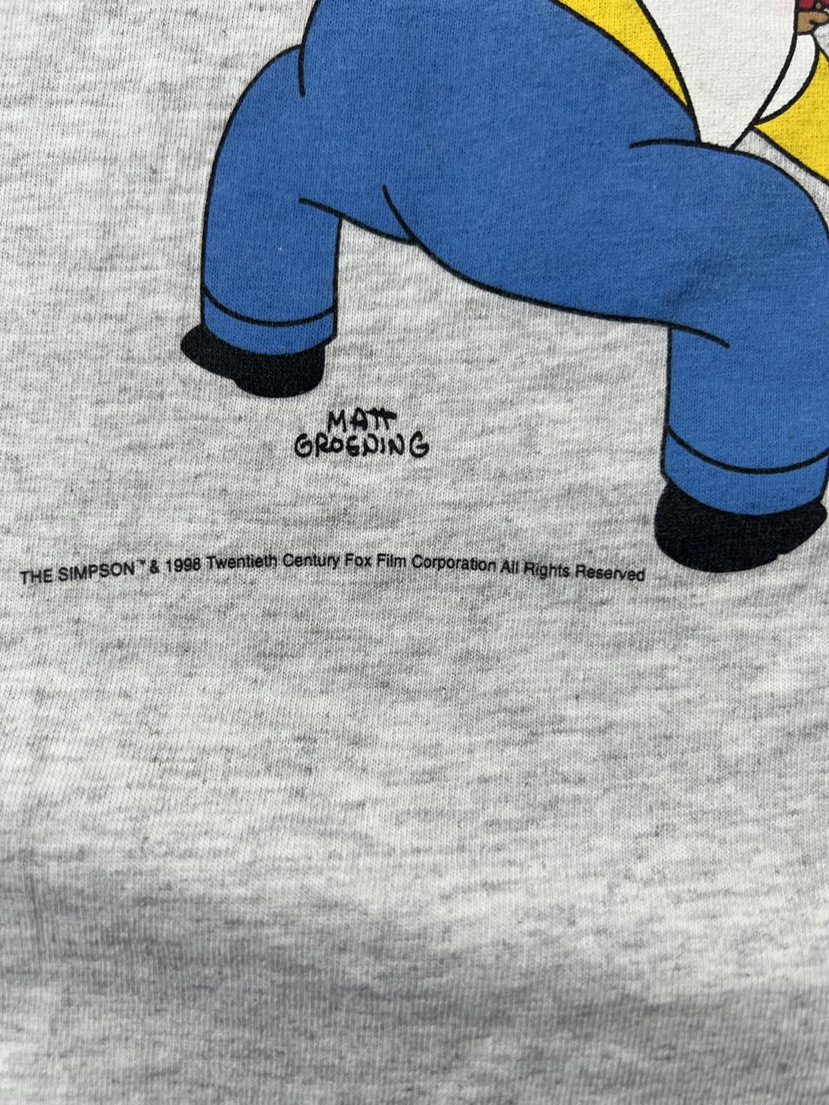 The Simpsons The Simpsons Graphic T-Shirt - Kiss My Hairy Yellow Butt! Size US L / EU 52-54 / 3 - 3 Thumbnail