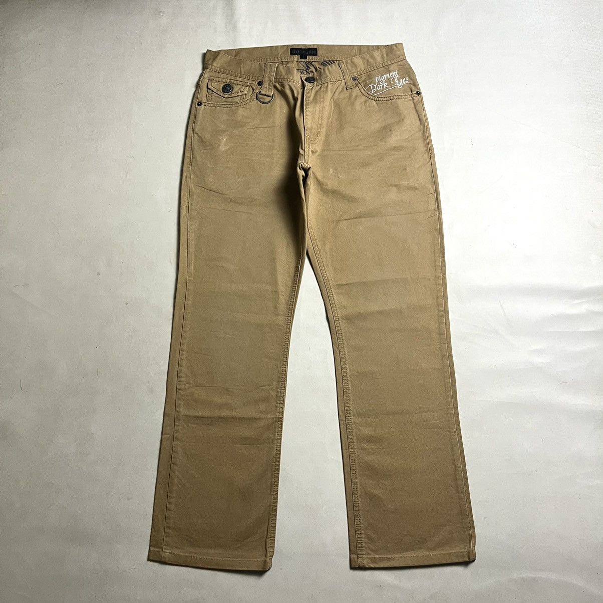 If Six Was Nine 🔥HOT🔥Early 00s In the attic Embroidery pant Size US 31 - 5 Thumbnail