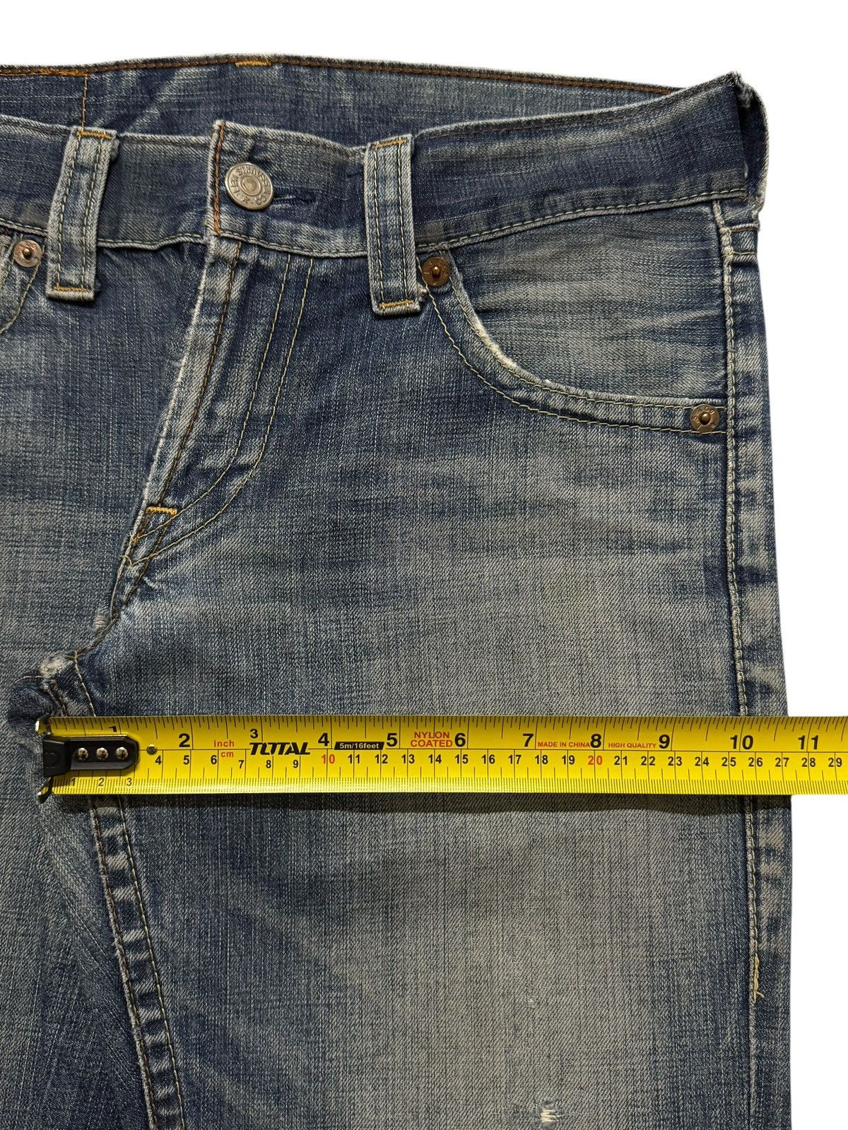 Levi's Vintage 90s Levis 507 Faded Wash Distressed Wide Leg Bootcut Size US 32 / EU 48 - 12 Thumbnail