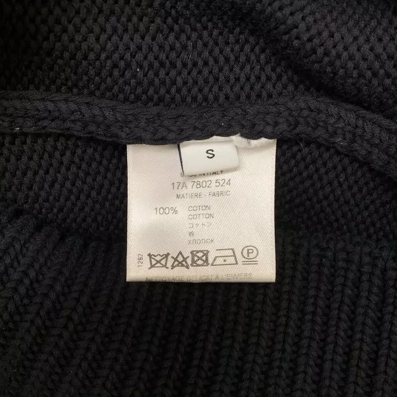 Givenchy Givenchy Black Distressed Knit Sweater Size S Shoulder Wid Size US S / EU 44-46 / 1 - 8 Thumbnail