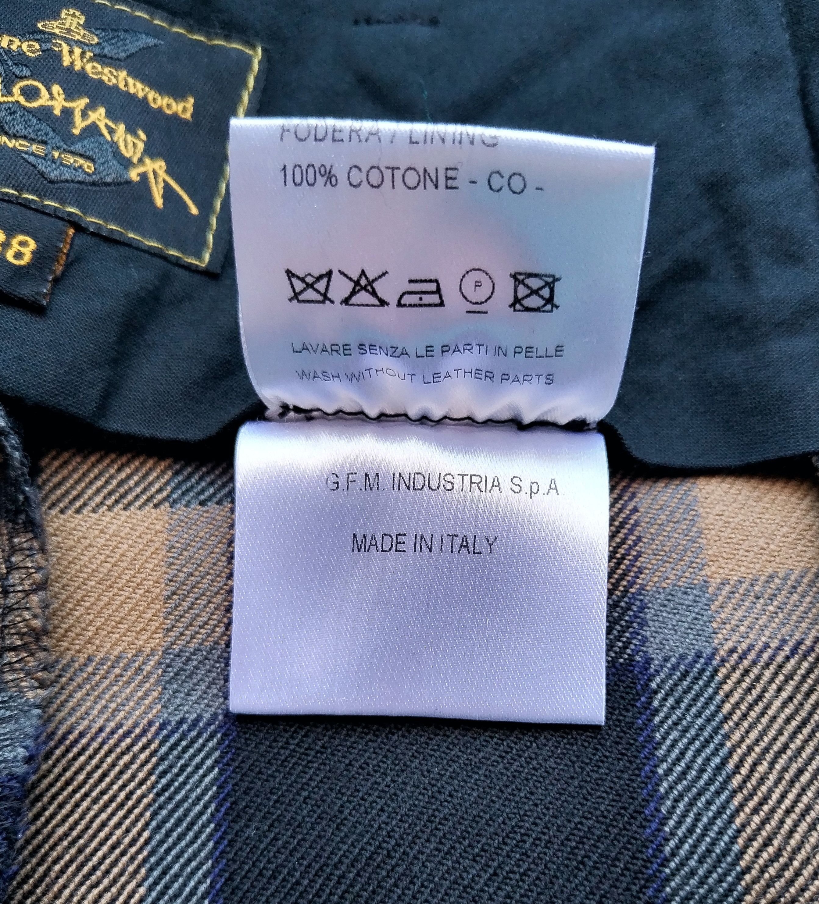 Vivienne Westwood Paper bag drop crotch tartan wool pants Size 26" / US 2 / IT 38 - 8 Thumbnail