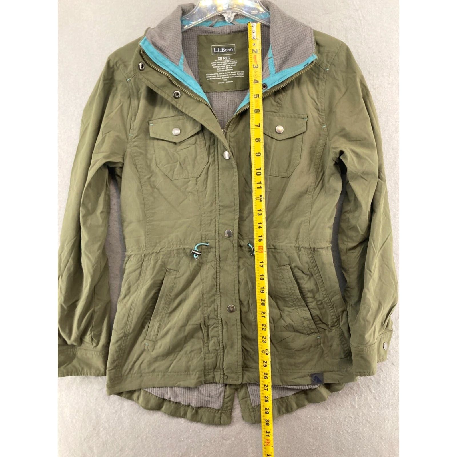 Vintage VINTAGE LL Bean Womens Jacket XS Green Thermal Lined Outdoor Hiking Jacket Reg XS Green LL Bean Womens Jacket Green Thermal Lined Outdoor Hiking Size XS / US 0-2 / IT 36-38 - 3 Thumbnail