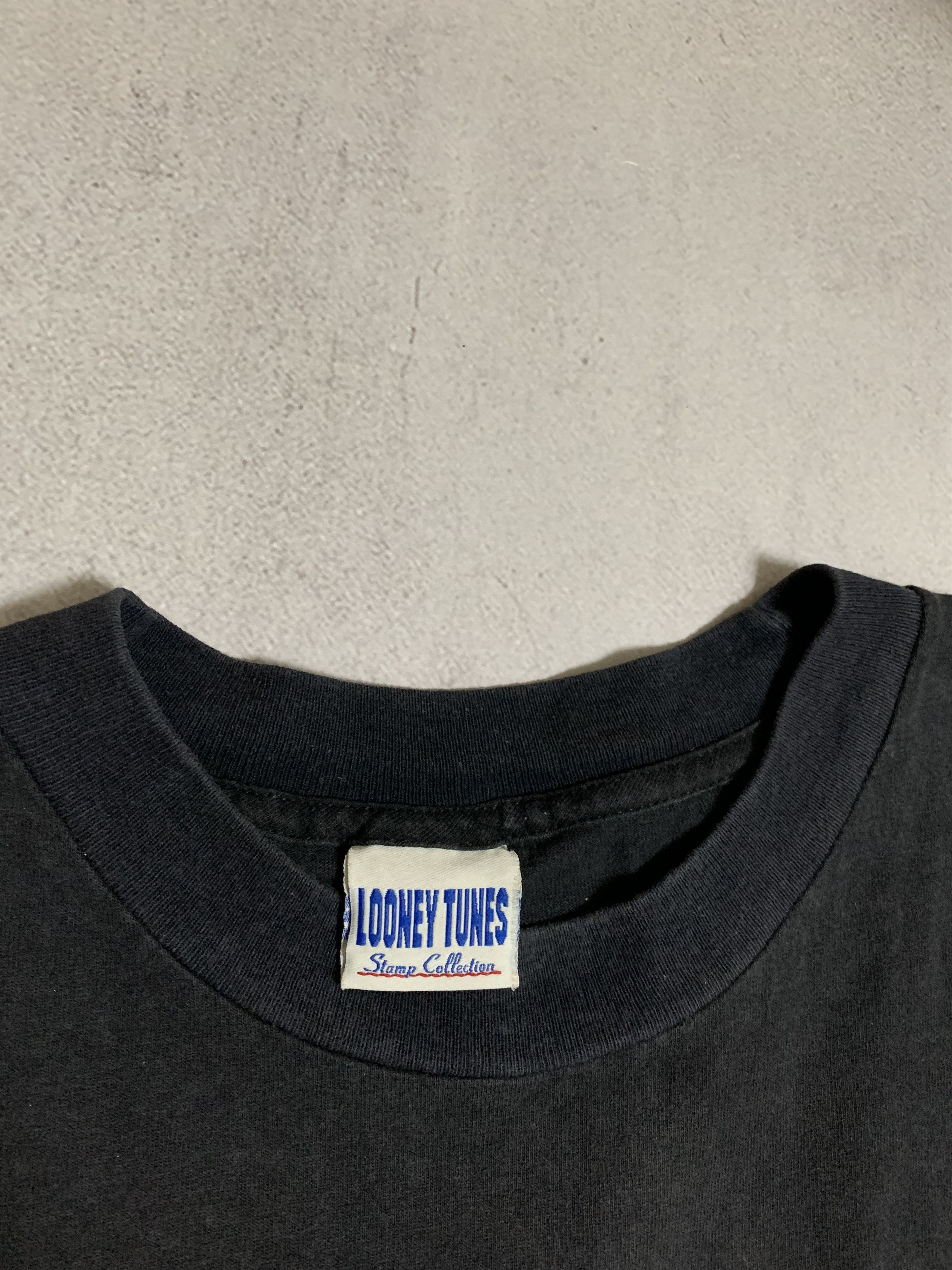 Vintage × Warner Bros Vintage Looney Tunes T Shirt Tee 1997 USA Sylvester Tweety Size US L / EU 52-54 / 3 - 11 Thumbnail