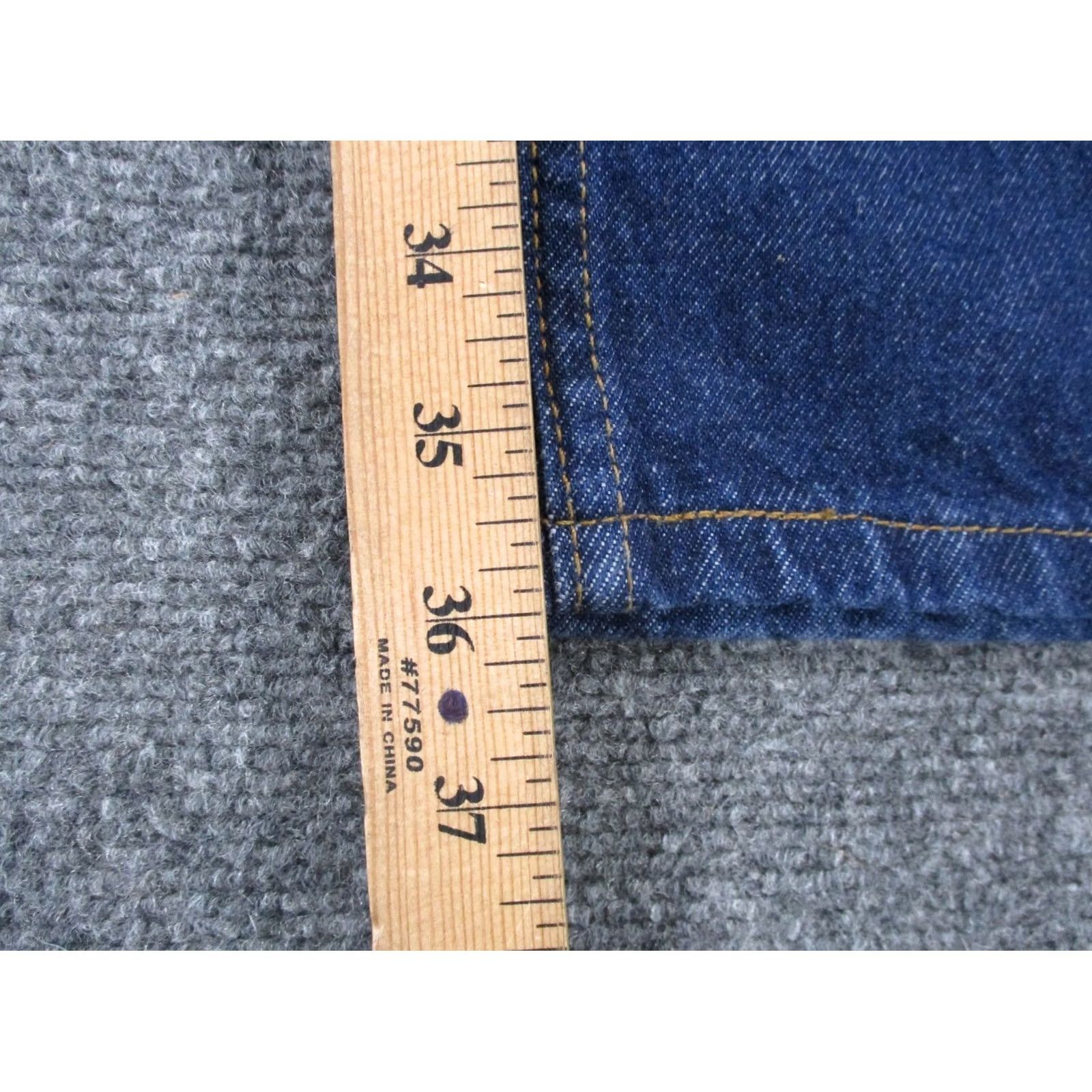 Levi's VINTAGE Levi's Jeans Mens 32 X 36 Denim Bootcut 517 Blue Leather Red Tab 90s Size US 30 / EU 46 - 5 Thumbnail