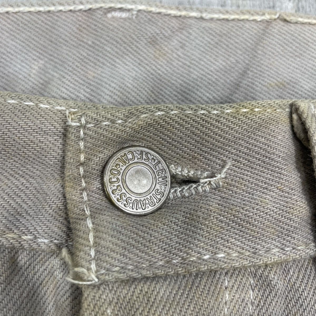 Levi's × Vintage Vintage Levis 501 Grey Faded Jeans wc 378 Size US 29 - 7 Thumbnail