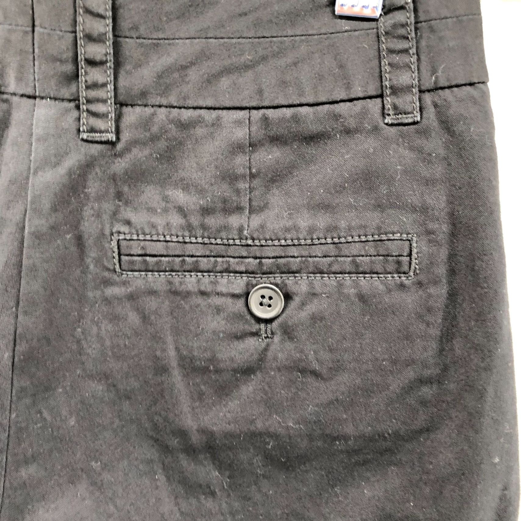 J.Crew VINTAGE J.CREW Black Chino Shorts Womens Size 0 Mid Rise Cotton Casual Size 25" / US 0 / IT 36 - 6 Thumbnail