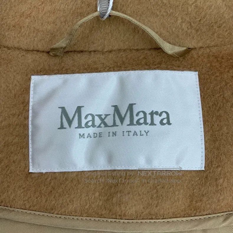 Max Mara Max Mara Brown Camel Hair Collar Belted Coat Size XS / US 0-2 / IT 36-38 - 6 Thumbnail