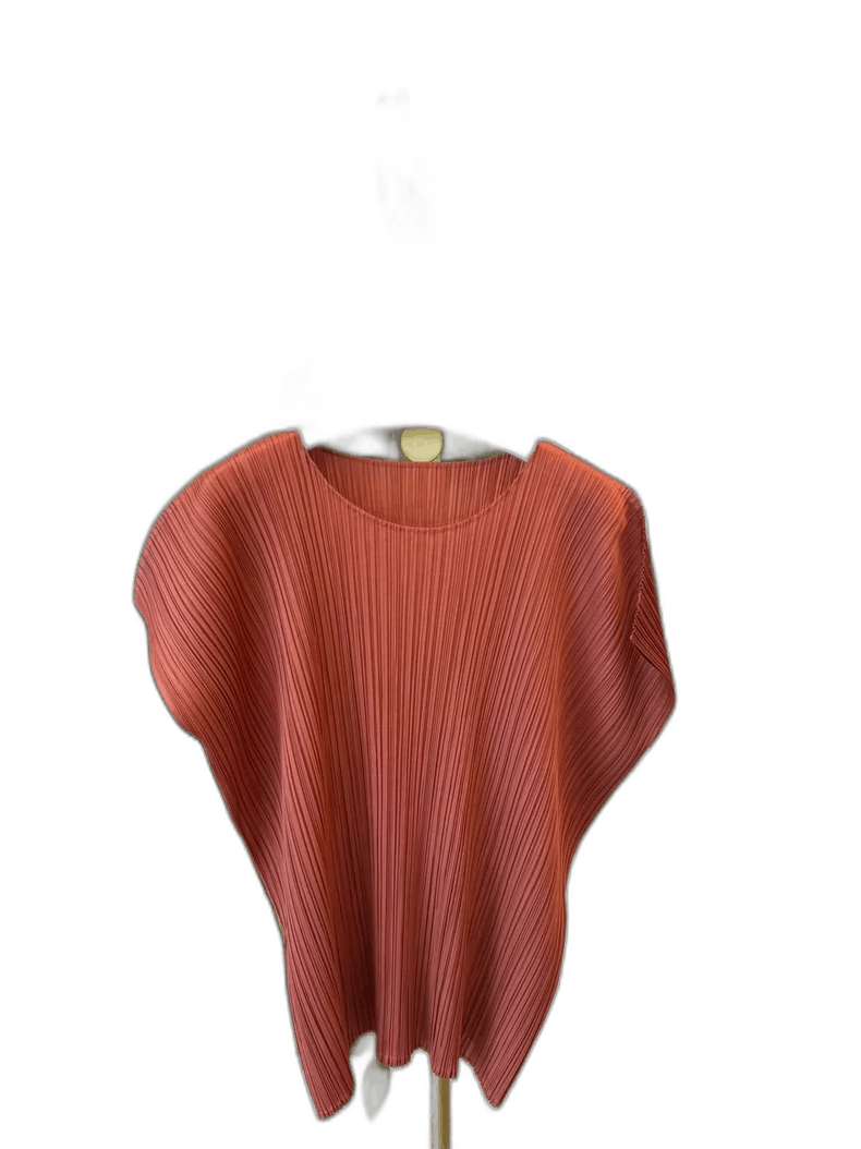 Issey Miyake Brown Short Sleeve Kimono Style Top-yf Size US M / EU 48-50 / 2 - 1 Thumbnail