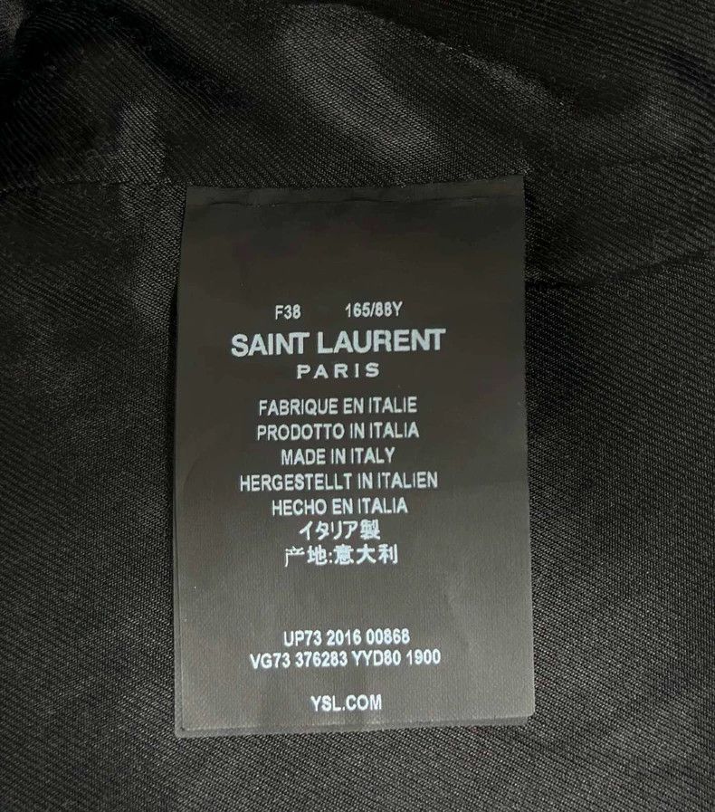 Saint Laurent Paris Saint Laurent Paris Classic black and white Teddy jacket 25 Size XS / US 0-2 / IT 36-38 - 7 Thumbnail