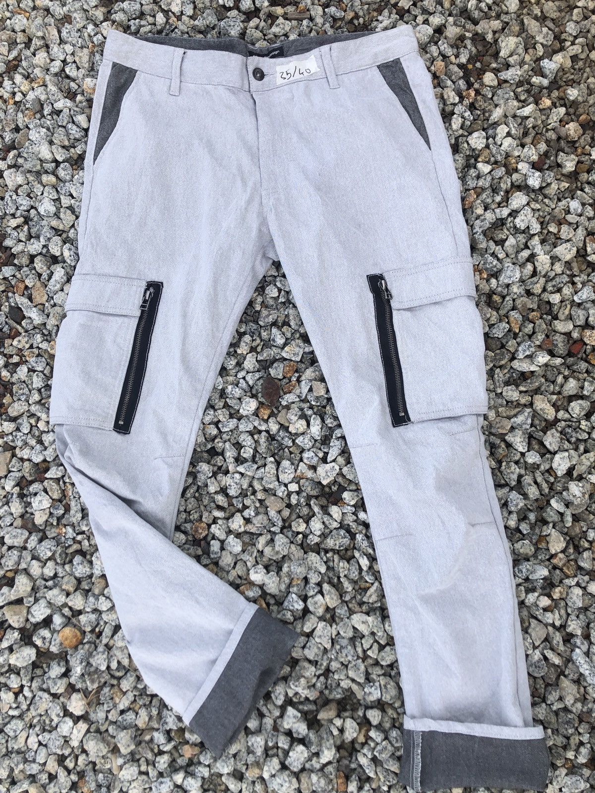 Japanese Brand Semantic Design Japanese Multipocket Ziper Tactical Pants Size US 35 - 11 Thumbnail