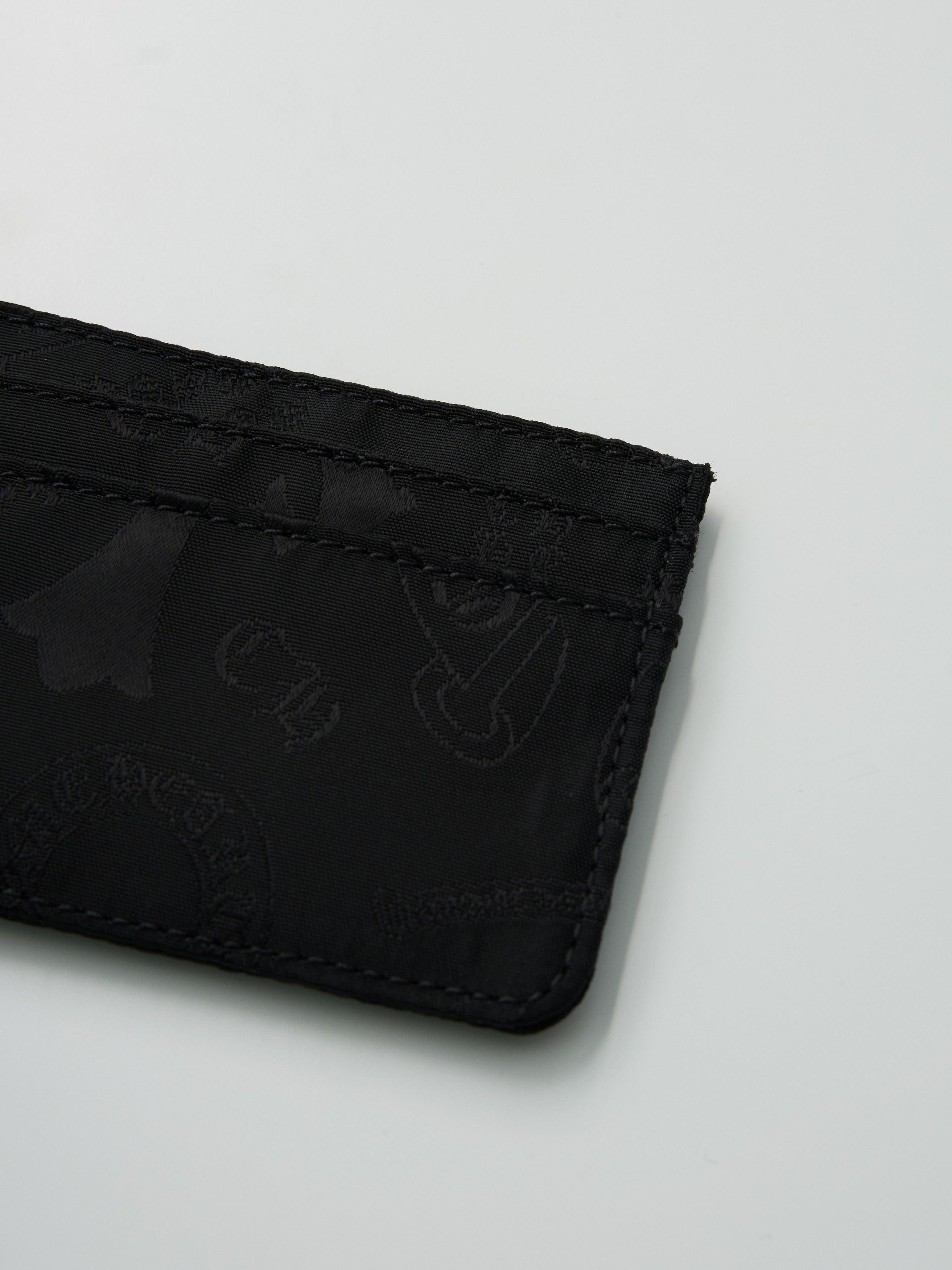 Chrome Hearts Chrome Hearts Motif Nylon Scroll Label Card Holder Black Size ONE SIZE - 7 Thumbnail