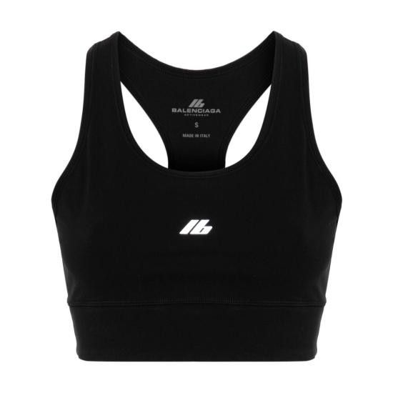 Balenciaga BALENCIAGA Women Training Tops 793282 4E2B9 1081 BLACK Size S / US 4 / IT 40 - 1 Thumbnail