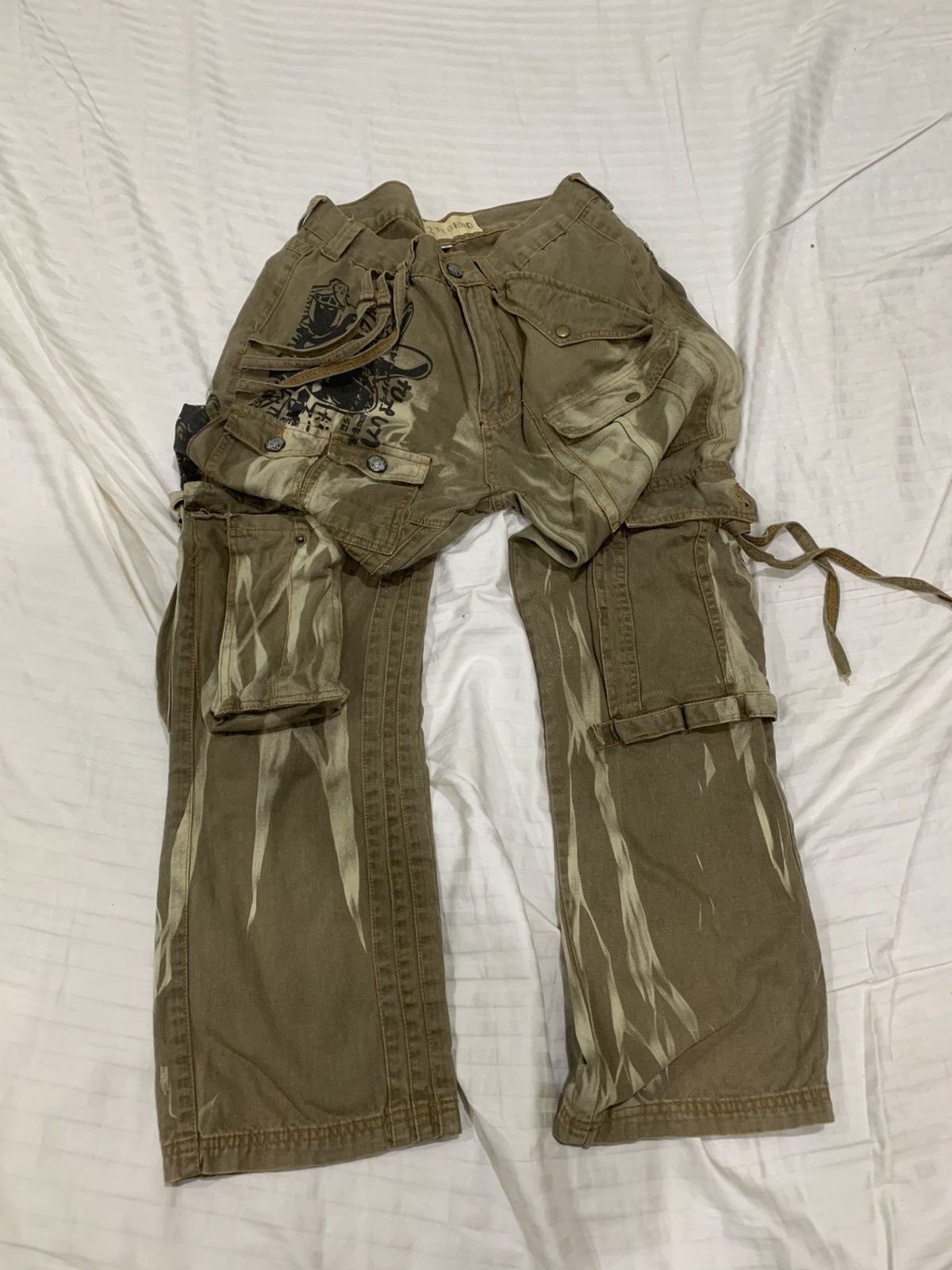 Japanese Brand Multipocket Techno Cargo Pants Size US 32 / EU 48 - 2 Thumbnail