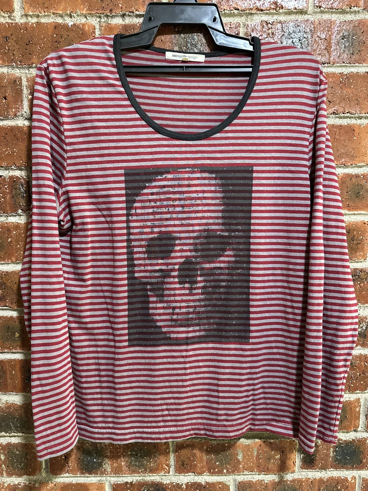 semanticdesign Vintage SemanticDesign Skull Long Sleeve Tee Size M / US 6-8 / IT 42-44 - 1 Thumbnail