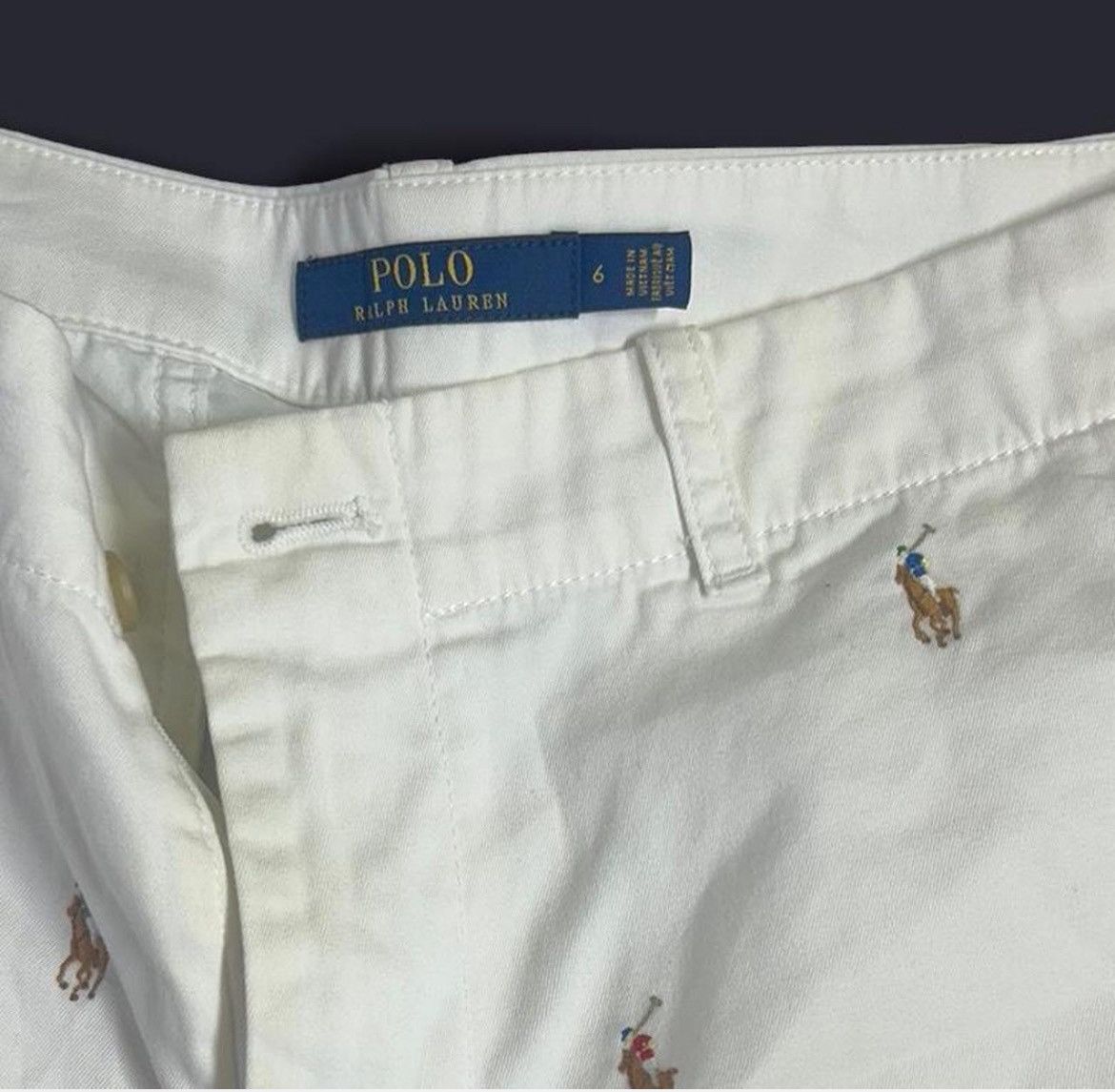 Polo Ralph Lauren Polo Ralph Lauren Embroidered Polo Shorts (6 / 28) Size US 28 / EU 44 - 5 Thumbnail