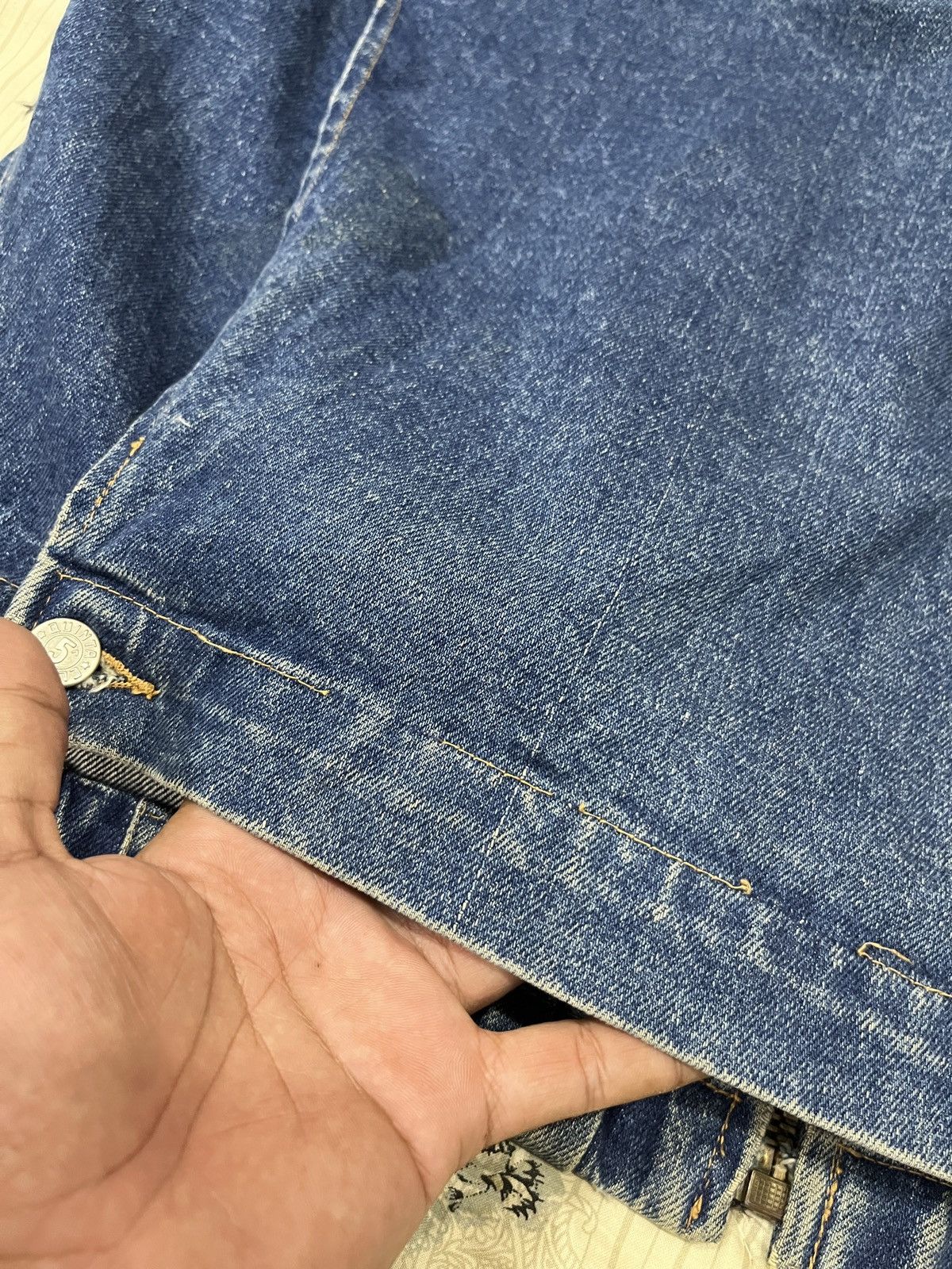 Vintage (Zzzz)🔥🔥RARE VTG 5 CLASSE QUINTA DENIM JACKET Size US L / EU 52-54 / 3 - 15 Thumbnail