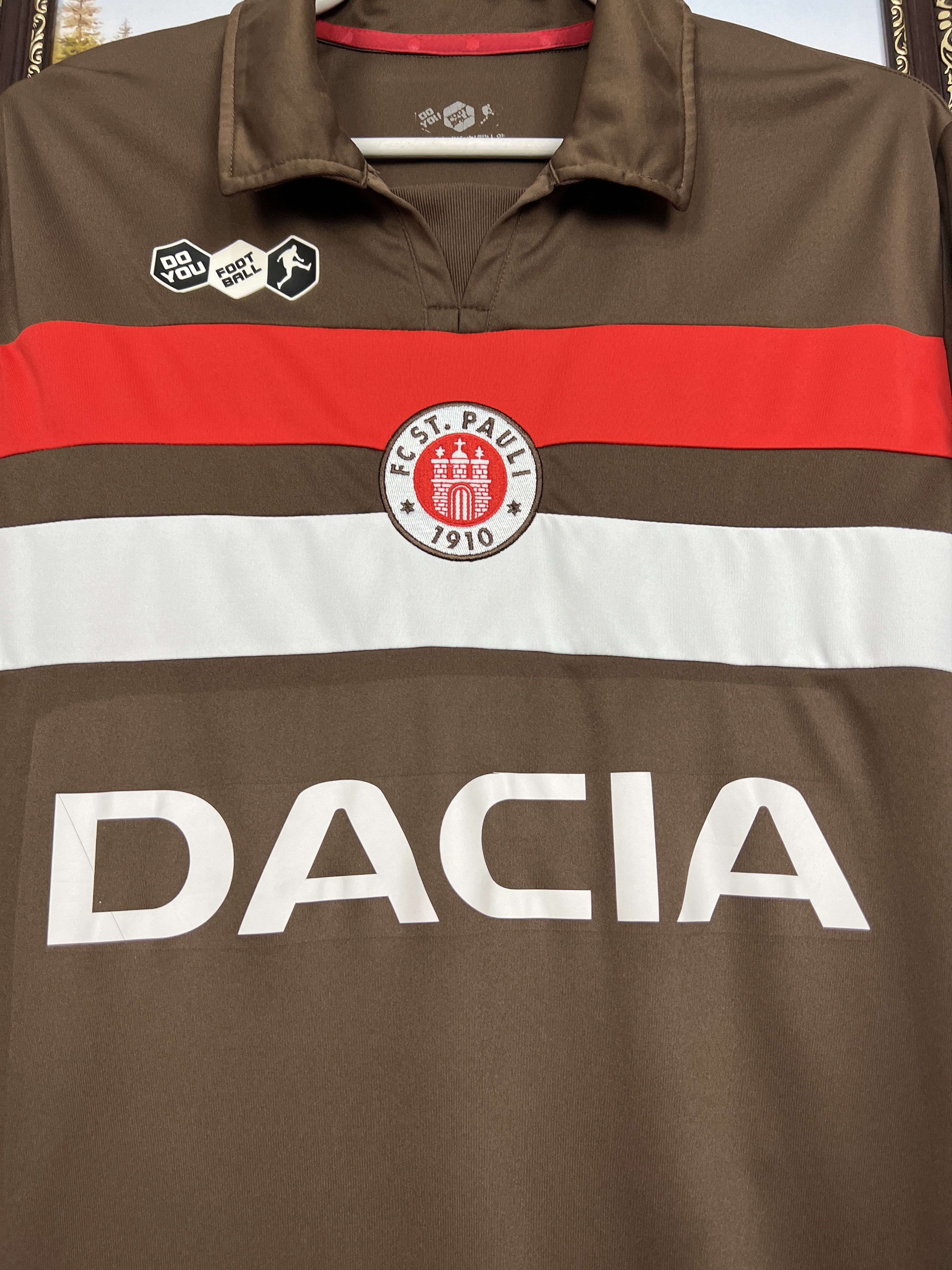 Vintage St Pauli Home football shirt 2009 Soccer #18 Kruse Jersey Size US L / EU 52-54 / 3 - 6 Thumbnail