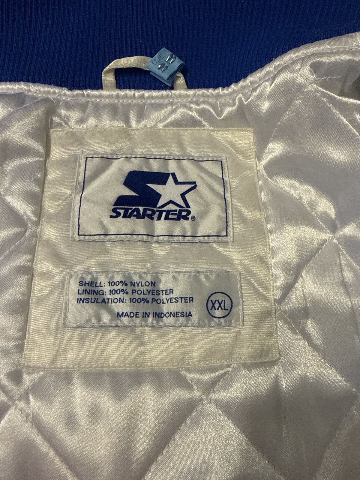Starter Rare New York Knicks “White Christmas” Satin Starter Jacket Size US XXL / EU 58 / 5 - 4 Thumbnail