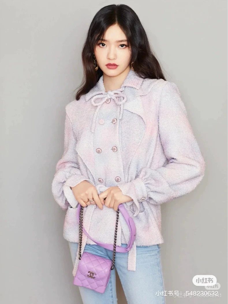 Chanel Chanel Purple fade gradient ruffled waist jacket 2504-Nexta Size XS / US 0-2 / IT 36-38 - 7 Thumbnail
